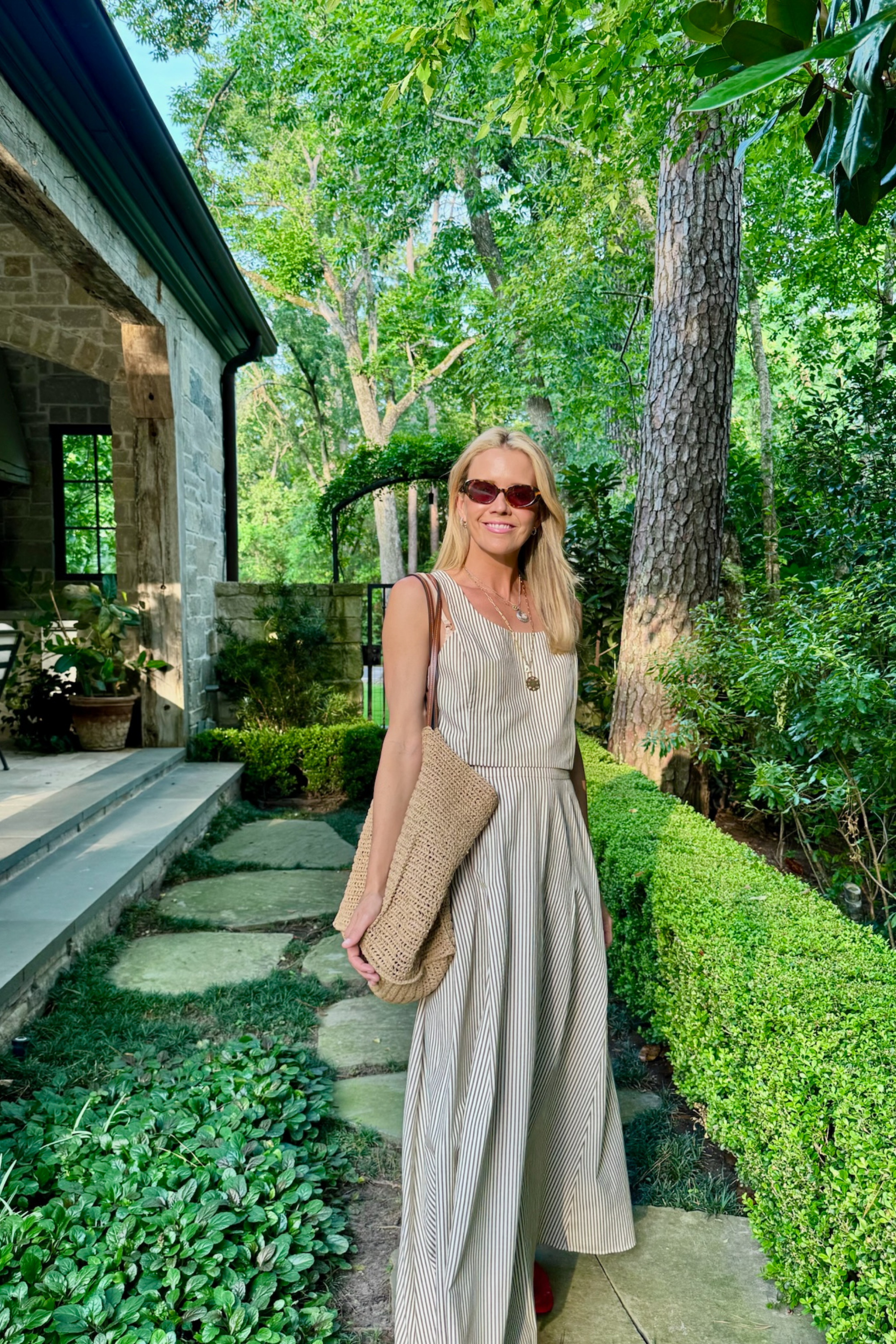 MASON'S DAUGHTER | Sophia Top, Brown & Ivory Dobby Striped