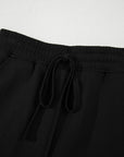 French Terry Drawstring Mini Skort