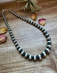 20 1/2 inch 8 to 14 mm Sterling Silver Pearls Necklace