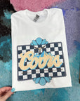 Checkered Beer TEE or CREWNECK