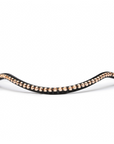 24 Karat Magic - Crystal Slimline Browband with Snaps