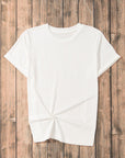 Plain Crew Neck Tee