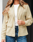 Phoebe Textured Zip Up Jacket