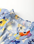Floral Flutter Sleeve V-Neck Top