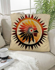 Native Sun Throw Pillow Case Made in America