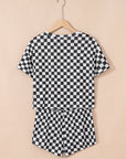 Checker T-Shirt and Skort Set
