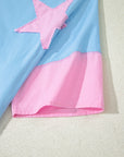 Star Patchwork Short Sleeve T-Shirt
