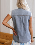 Miller Denim Flap Pocke Vest