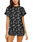 Ranch Life Women's Western Top and Short Pajama Set