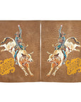 Rodeo Bullrider Window Curtains 28"x40" (2-Piece) Made in America