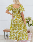 Renata High Waist Floral Maxi Dress
