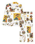 Vintage Cowgirl Collage Western Pajama Set