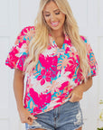 Karsyn V Neck Puff Sleeve Blouse