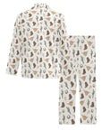 Howdy Highland Cow Christmas Men's Western Pajama Set