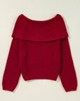 Eleanor the Shoulder Knit Sweater
