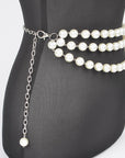 Multi Layered Pearl Chain Belt