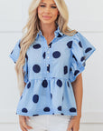 Journey Polka Dot Buttoned Blouse