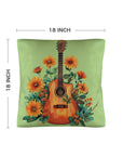 Retro Guitar Pillow Case Made in America