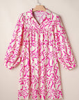 Meadow Leopard Loose Fit Babydoll Dress
