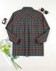 Plaid Button-Up Chest Pocket Shacket