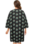 Turquoise Naja Oversized Sleep Shirt