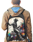 Watercolor Cowboy Backpack