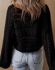 Emma Cable Knit Cropped Sweater