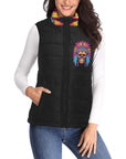 Indian Skull Women's Puffy Vest