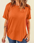 Plain Crew Neck Tee
