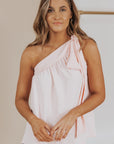 Chana Tie On Shoulder Sleeveless Top