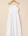 Ainsley Stripe Spaghetti Strap Pocketed Maxi Dress