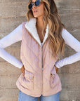 Lillian Fleece Lined Quilted Vest
