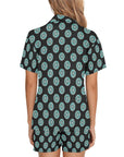 Turquoise Concho Women's Western Pajama Set