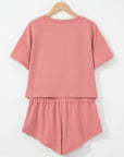 Cropped Tee and Ruffle Skort Set