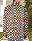 Checkered Rodeo Men's Western Blazer