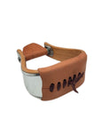 3" Overshoe Stirrups with Leather Wears & Treads