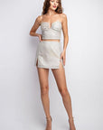 SALE The Cav Corset Sparkle Top