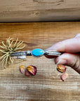 Cuff Bracelet - Golden hill Turquoise & Sterling Silver Option II