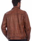 Classic Zip Front Leather Jacket - 2021