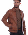 Classic Zip Front Leather Jacket - 2021