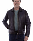 Classic Zip Front Leather Jacket - 2021
