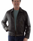 Classic Zip Front Leather Jacket - 2021
