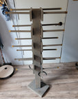 8 Cowboy Hat & 2 Boot Tree Rack | Hybrid Western Organizer | Rustic Wooden Hat & Boot Stand | Functional Entryway Display | Handcrafted in USA