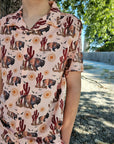 Desert Bison Men's Western Camp Shirt