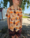 Western Grunge Men's Western Camp Shirt