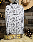 Ranch Life Unisex Western Button Up Shirt