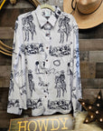 Ranch Life Unisex Western Button Up Shirt
