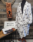 Ranch Life Women's Western Bath Robe