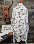 Ranch Life Women's Western Bath Robe
