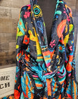 Crazy Cactus Lady Western Bath Robe